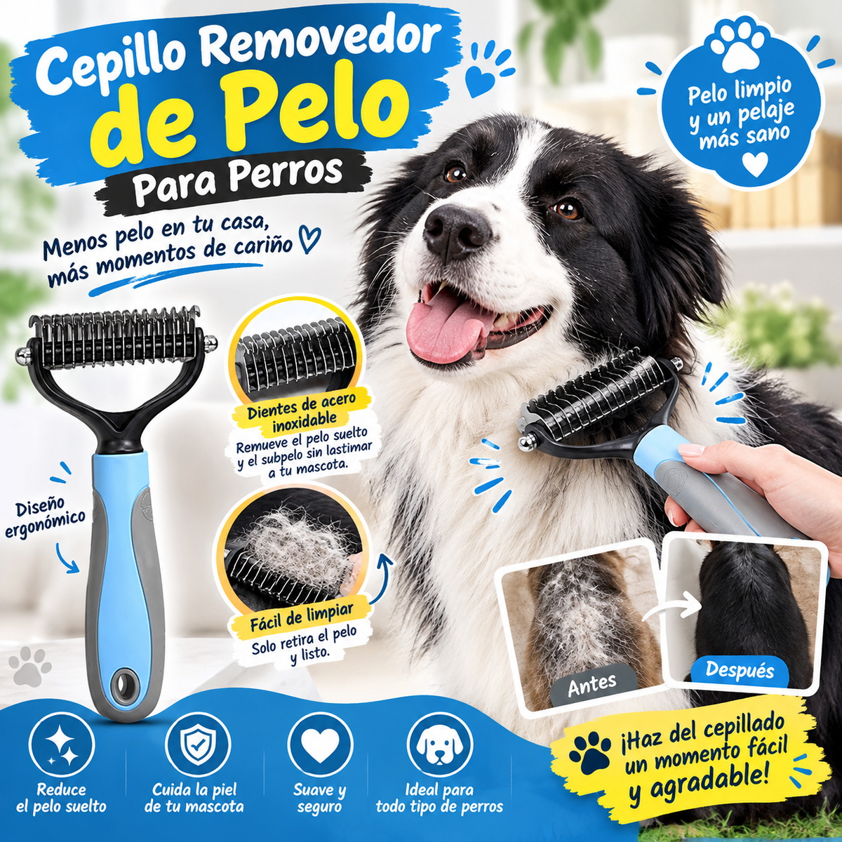 Cepillo corta nudos PELO